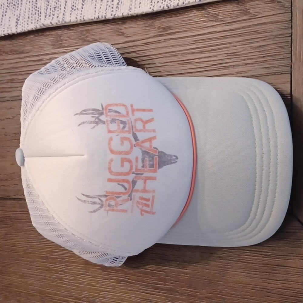 Carhartt Trucker's Hat 'Rugged At Heart' Pale Green & Cream